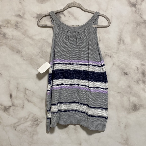 Caslon Round Scrunched Neck Knit Sweater Tank Top - Picture 7 of 9